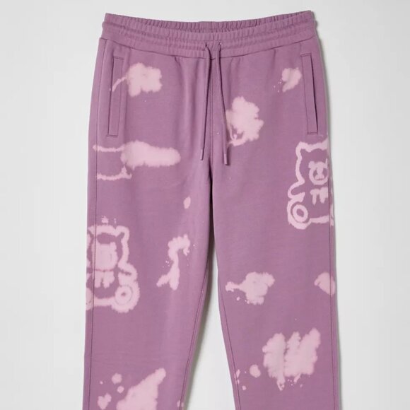 042 Teddy Fresh Bleach Graphic Sweatpants NWOT Size Small - Picture 2 of 8